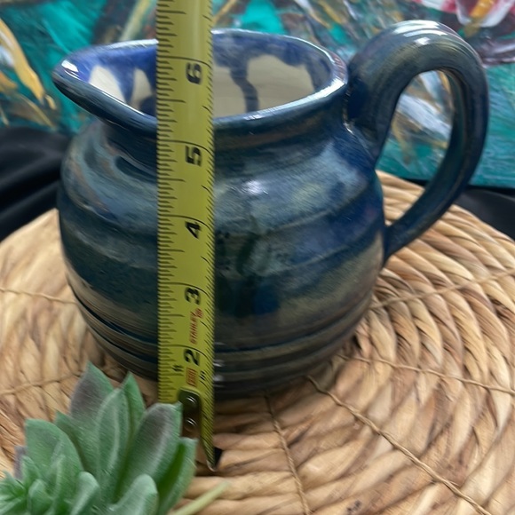 Pottery Pitcher Signed - Picture 9 of 12